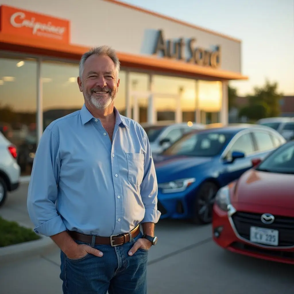 man selling his independent auto dealership for sale