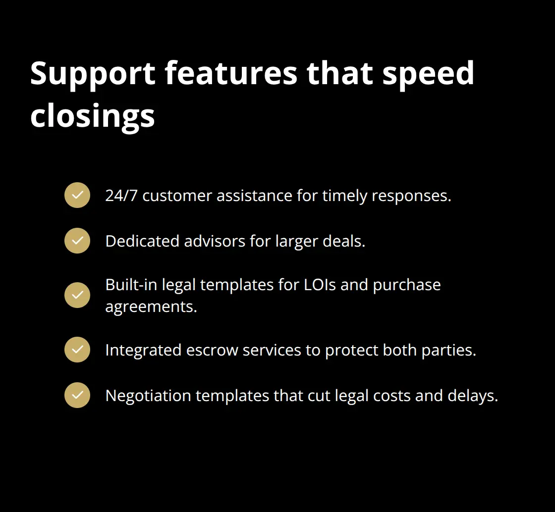 Key platform support elements that accelerate deal timelines - business sale platform