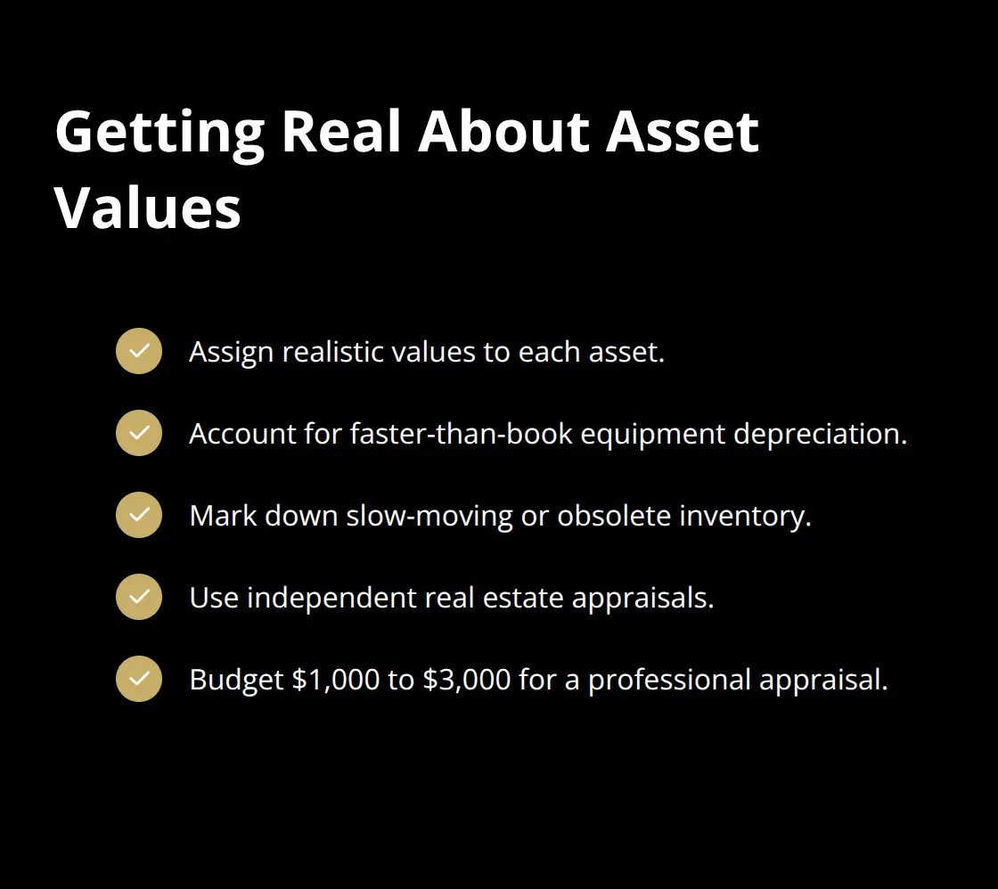 Key adjustments for valuing small business assets accurately - business valuation methods