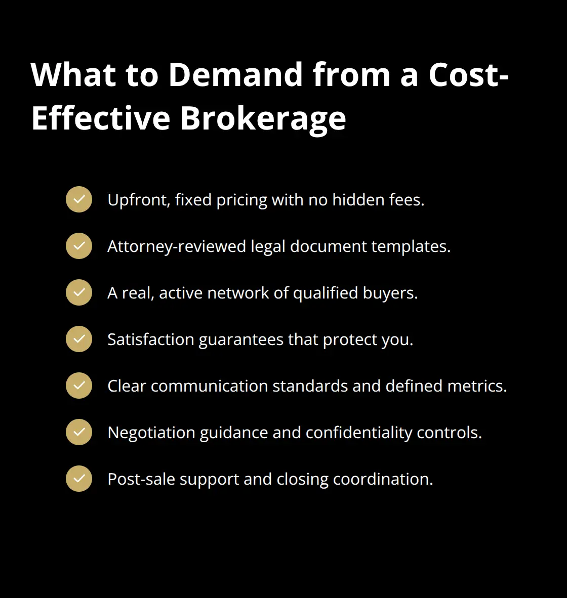 Checklist of must-have features for a modern, transparent brokerage platform - cost effective brokerage