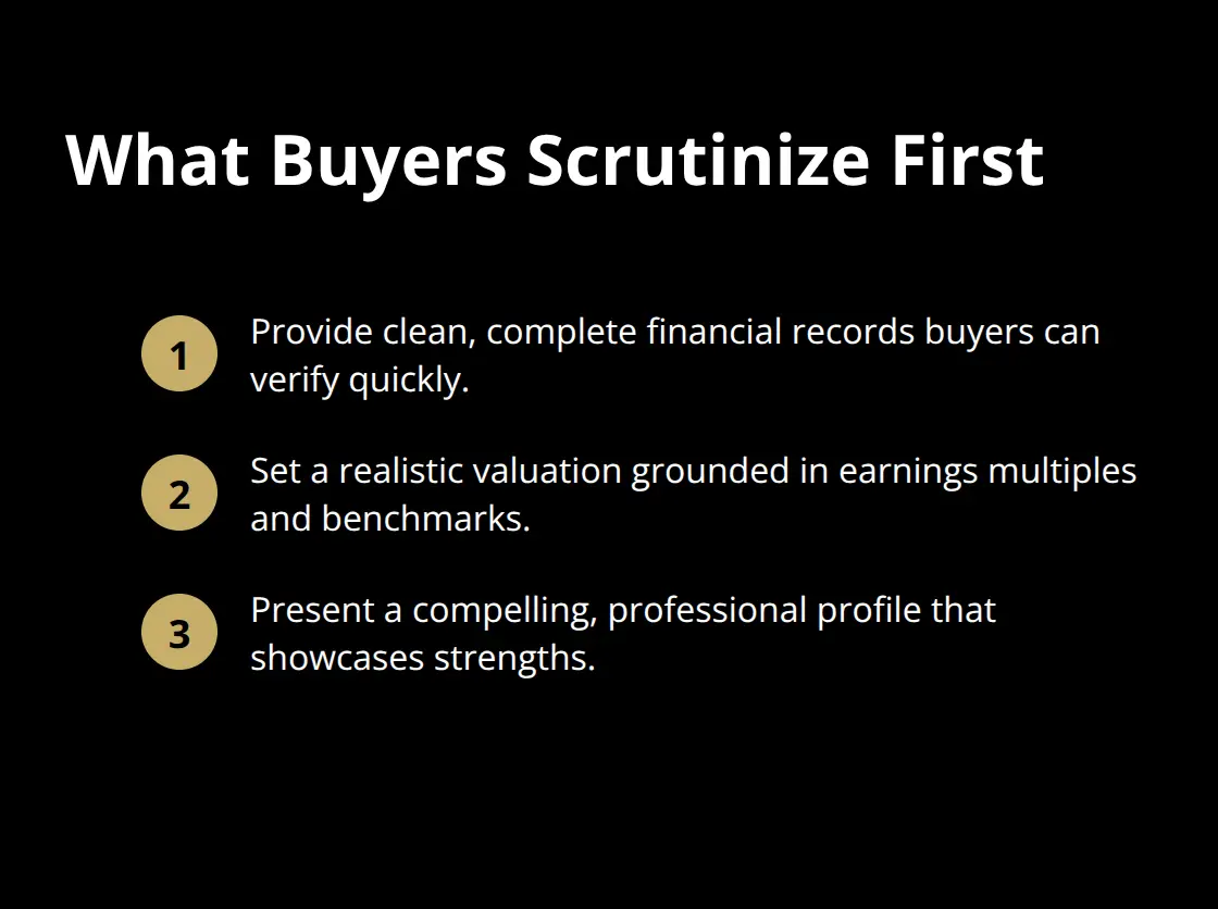 Three core areas buyers evaluate before making an offer. - do it yourself sale