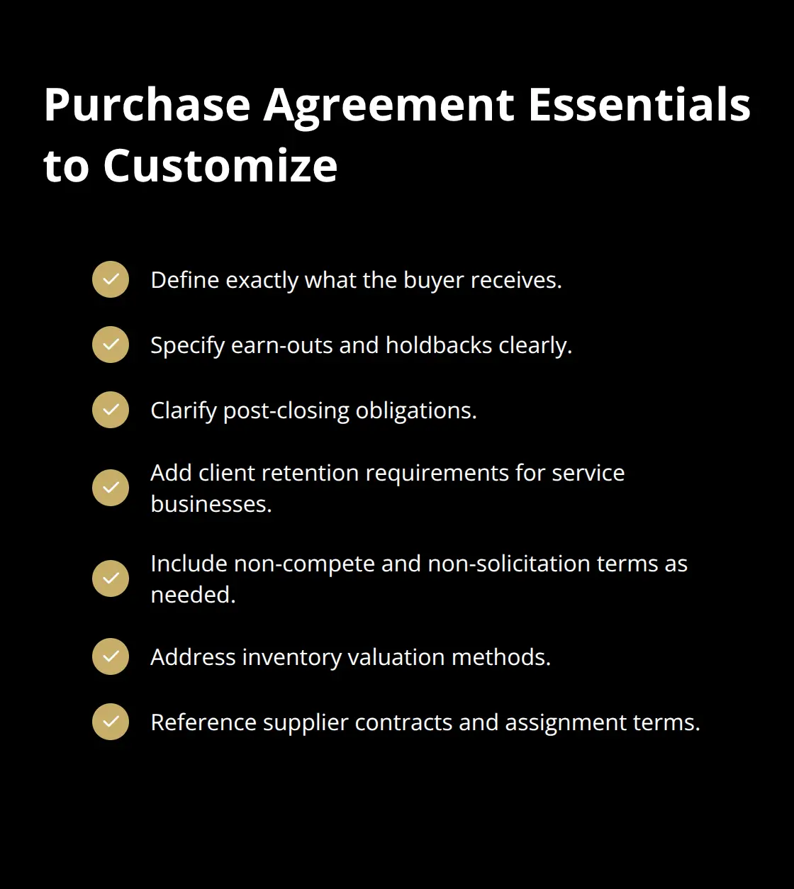 Key clauses sellers should tailor in a U.S. business sale - document templates included