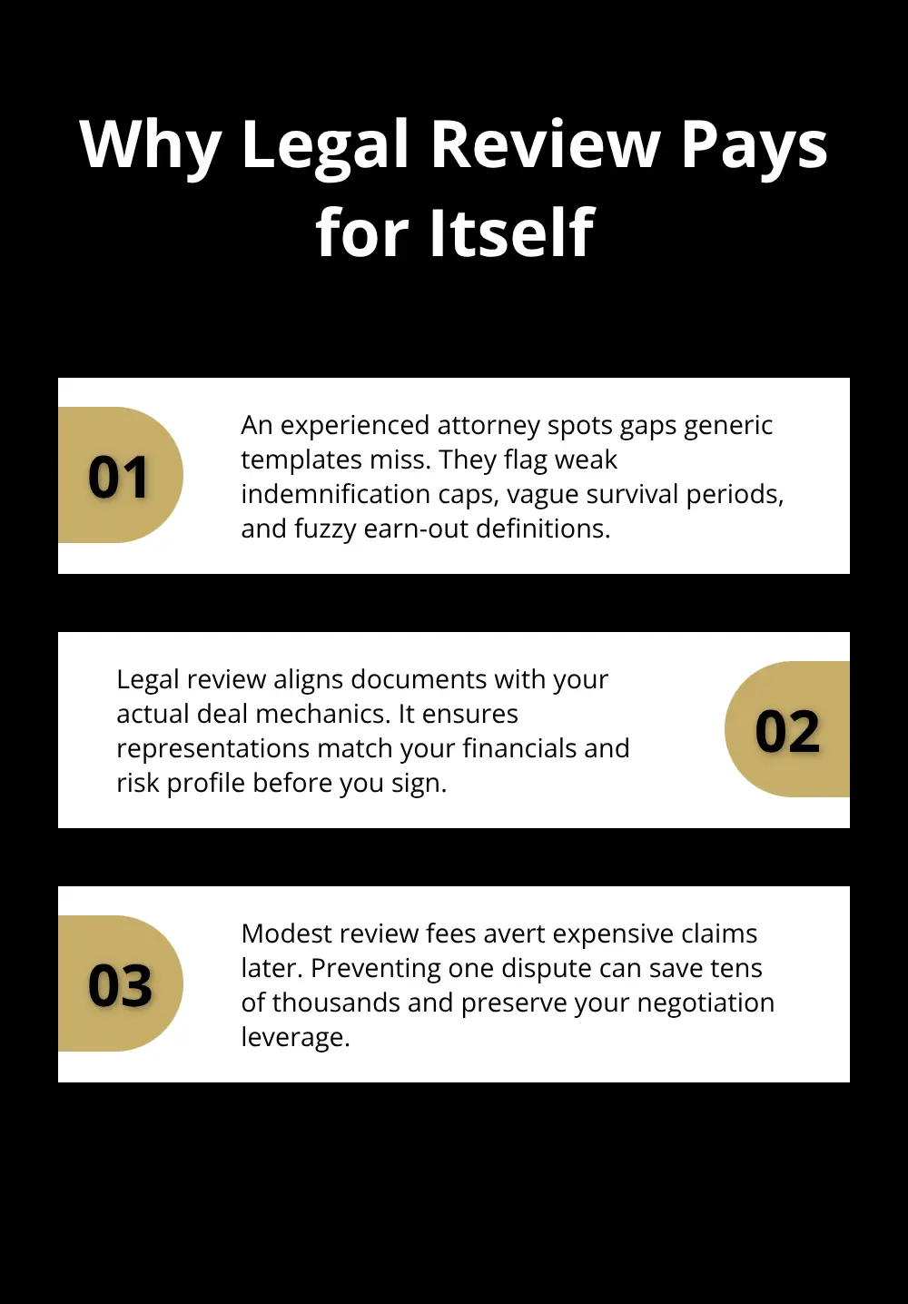 How an attorney prevents costly post-closing disputes - document templates included