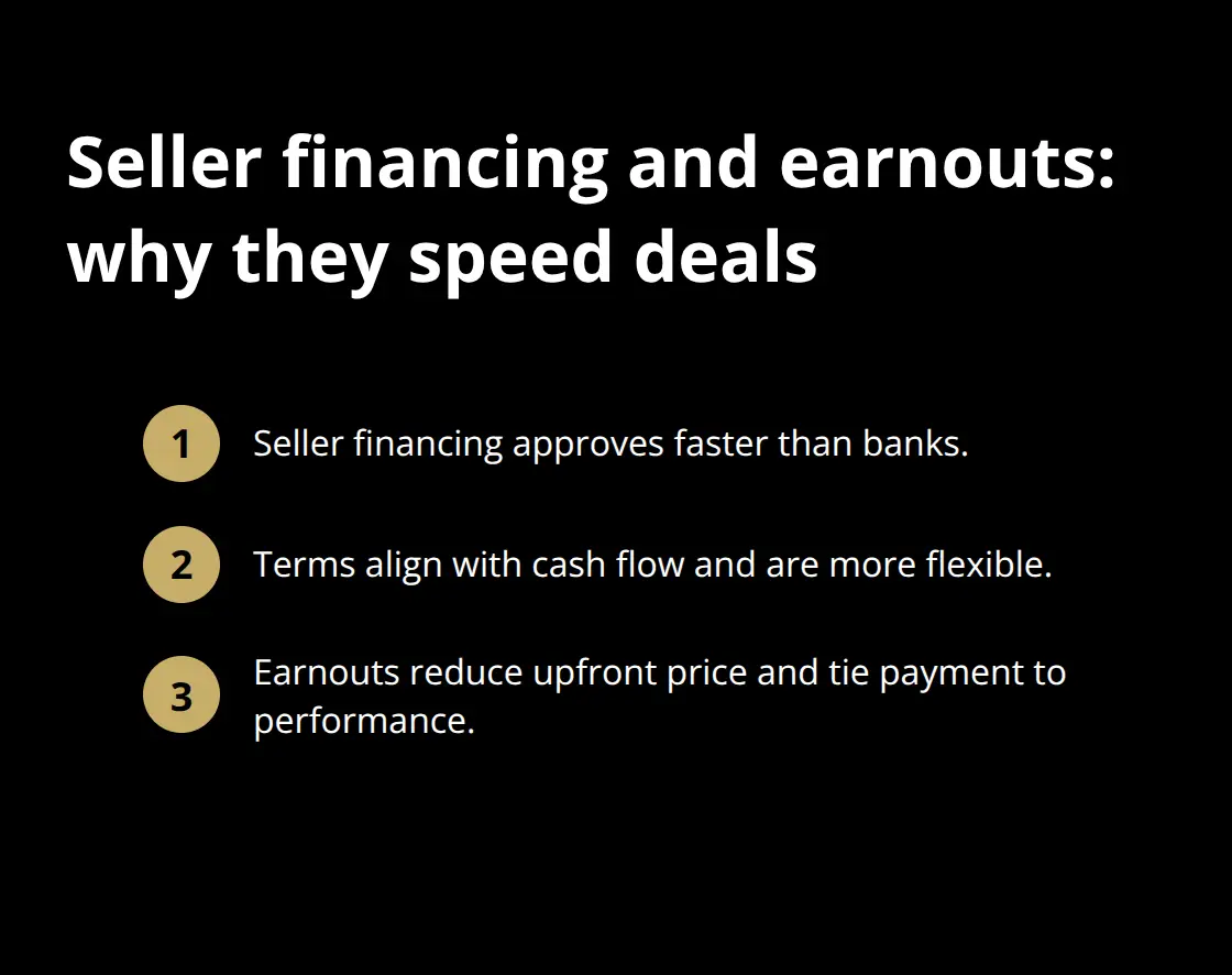 Key benefits of seller financing and earnouts for U.S. business buyers
