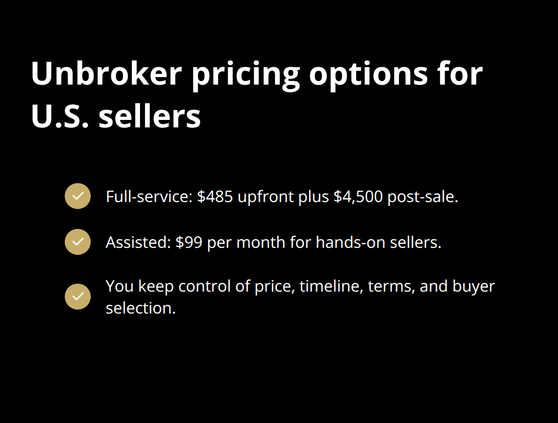 Transparent platform pricing without broker markups - Platform features for sellers