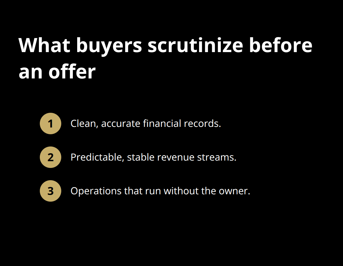 Three focus areas buyers review before committing capital