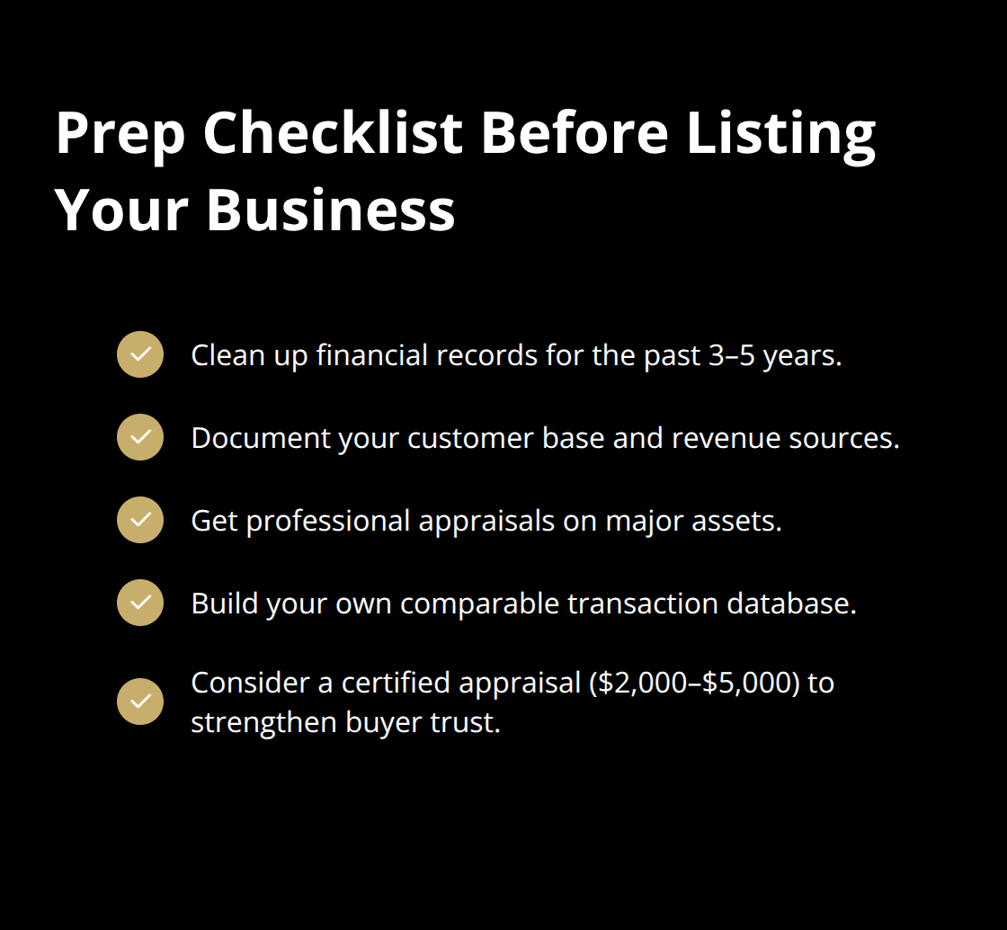 Actionable steps to prepare for valuation and a successful sale