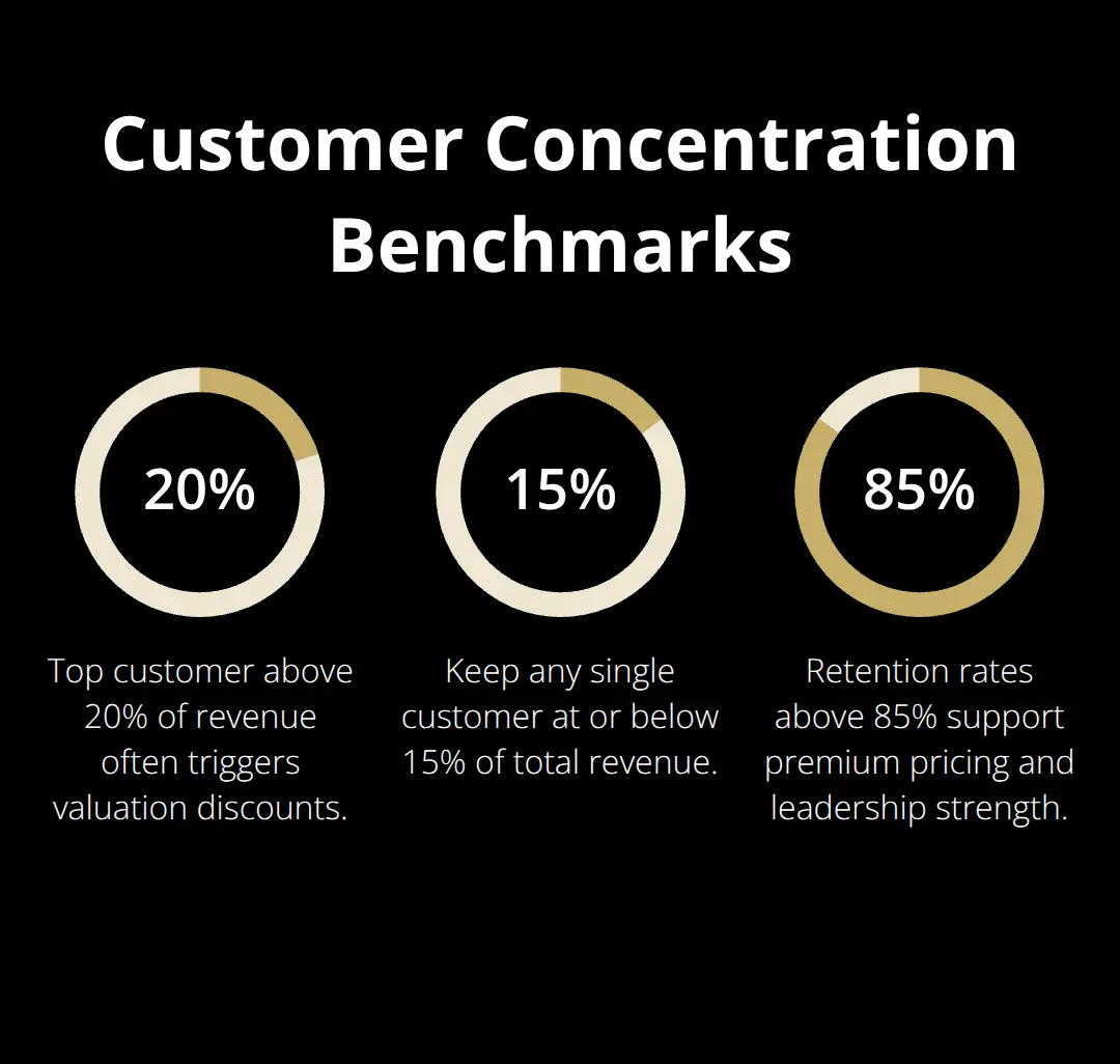 Key thresholds that influence valuation multiples and buyer risk assessments - valuation factors